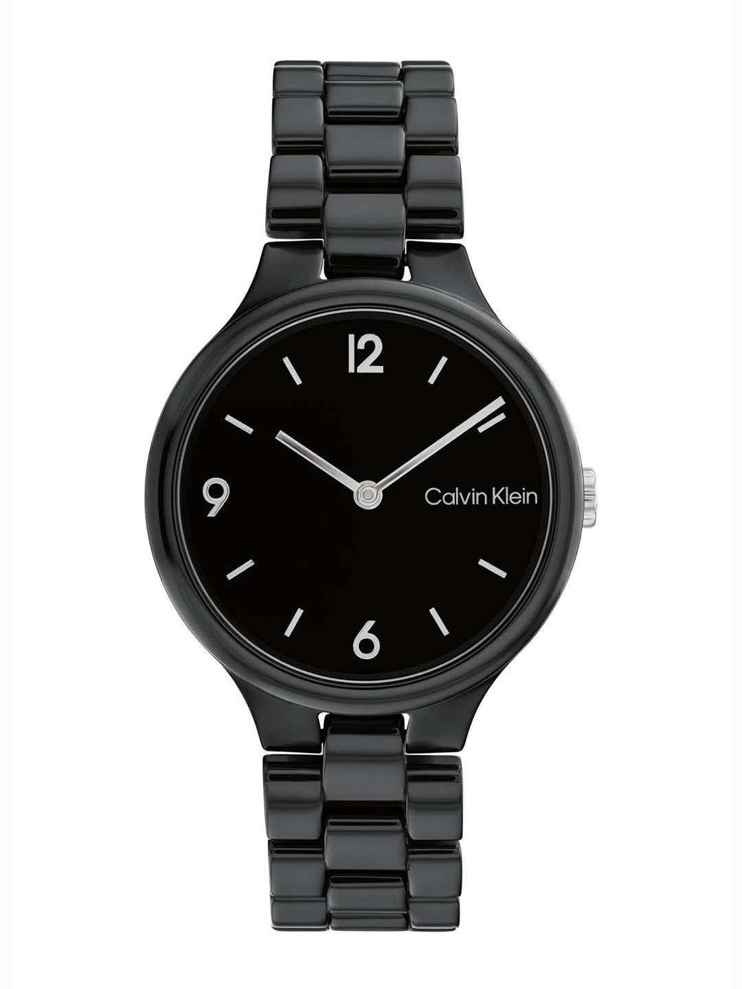 

Calvin Klein Women Linked Analogue Watch 25200078, Black
