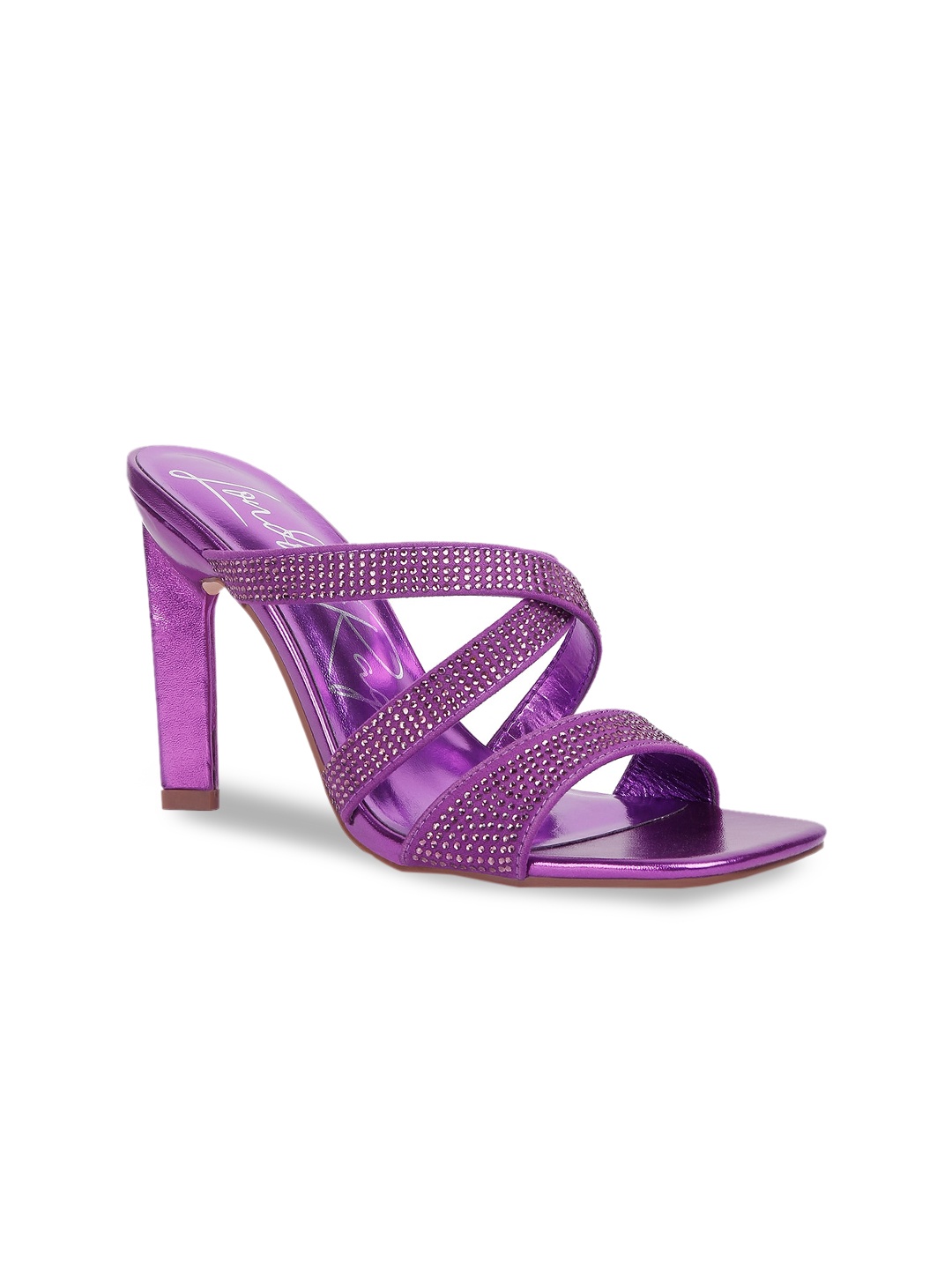 

London Rag Embellished Party Heels, Purple