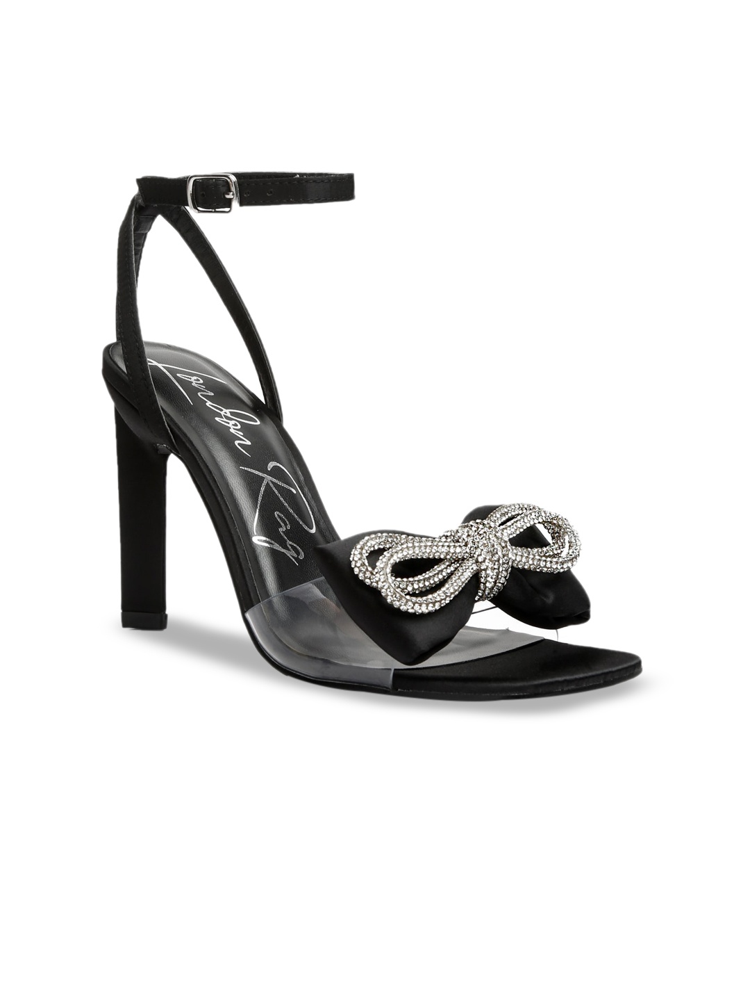 

London Rag Embellished Platform Heels, Black