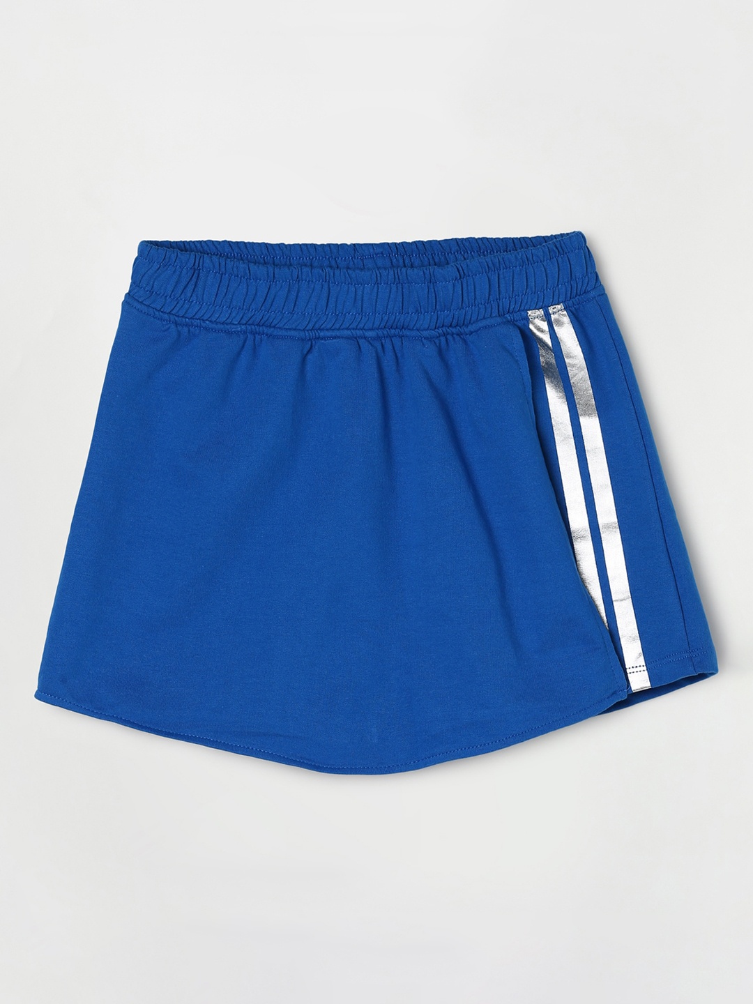 

Fame Forever by Lifestyle Girls Mid-Rise Cotton Sports Shorts, Blue
