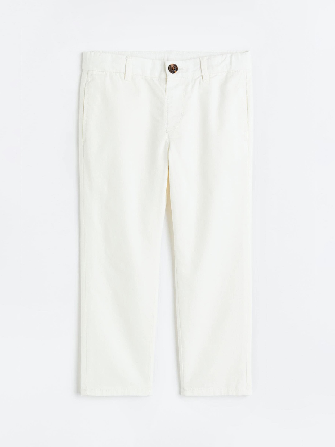

H&M Boys Cotton Chinos, White