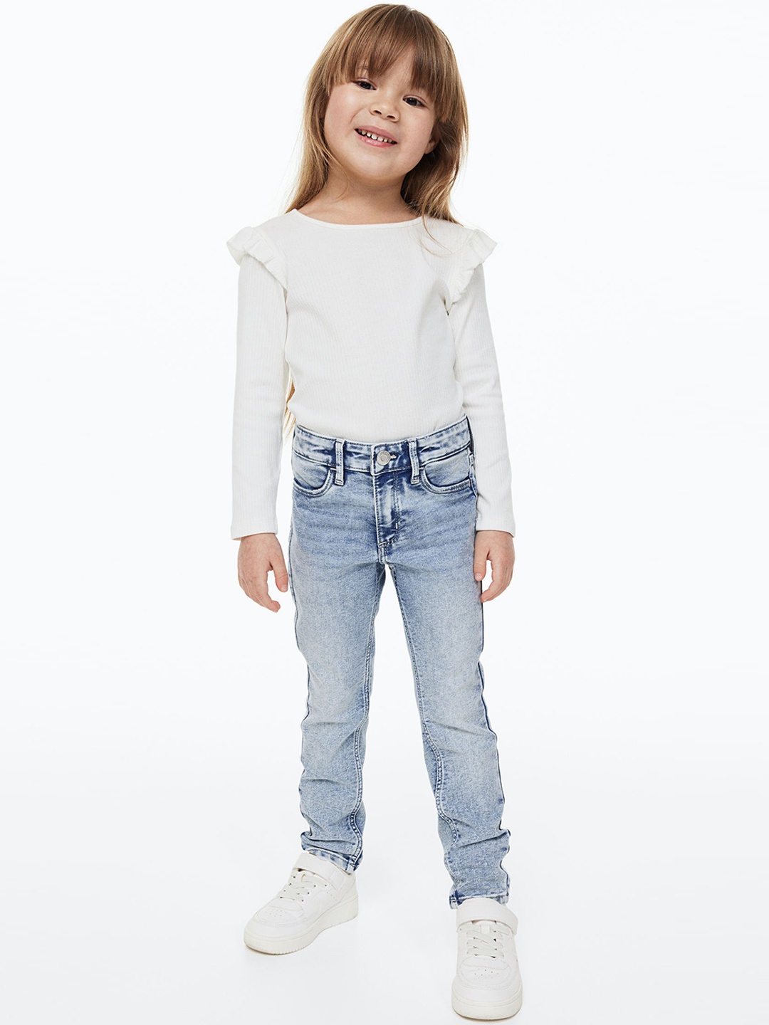 

H&M Girls Skinny Fit Jeans, Blue
