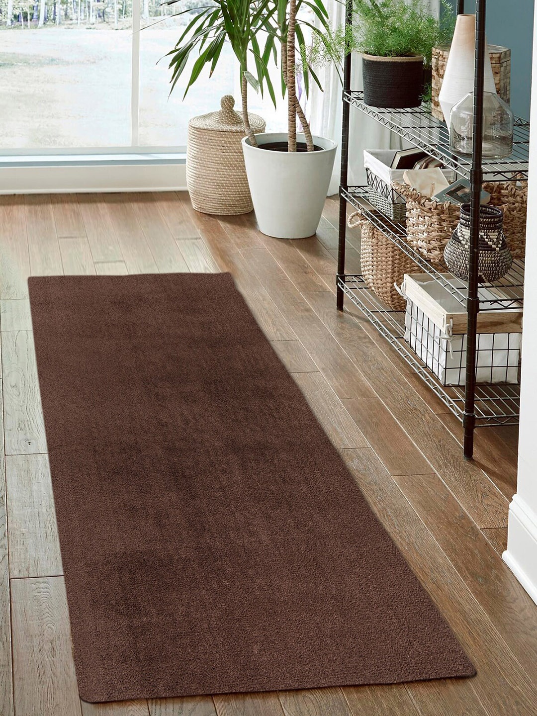 

OBSESSIONS Brown Floor Runner