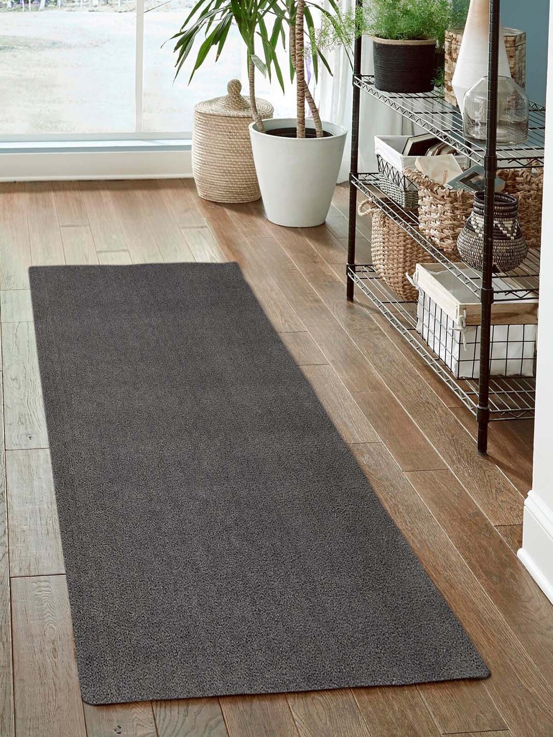 

OBSESSIONS Grey Textured Floor Runner