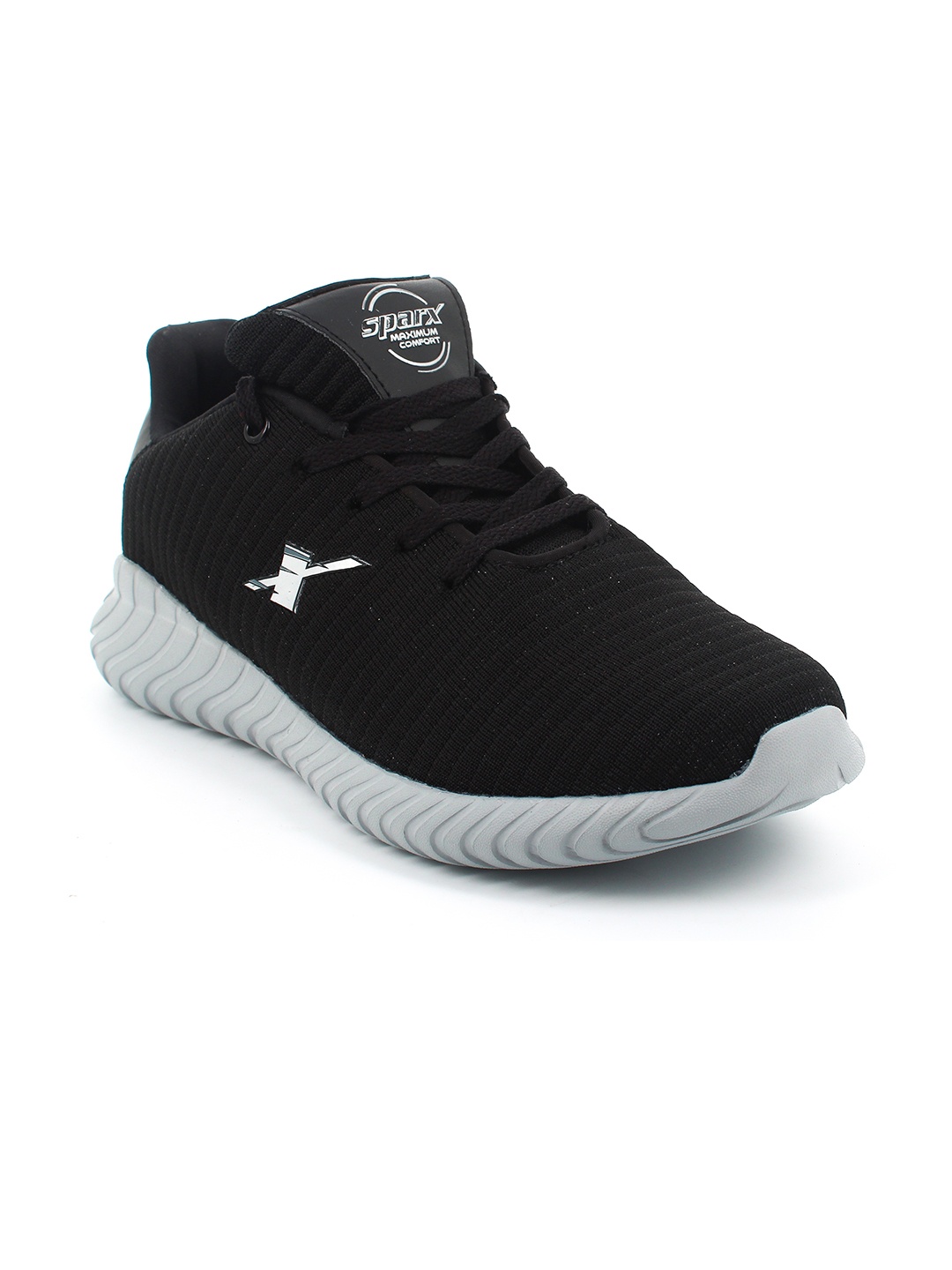 

Sparx Men Mesh Running Non-Marking Shoes, Black
