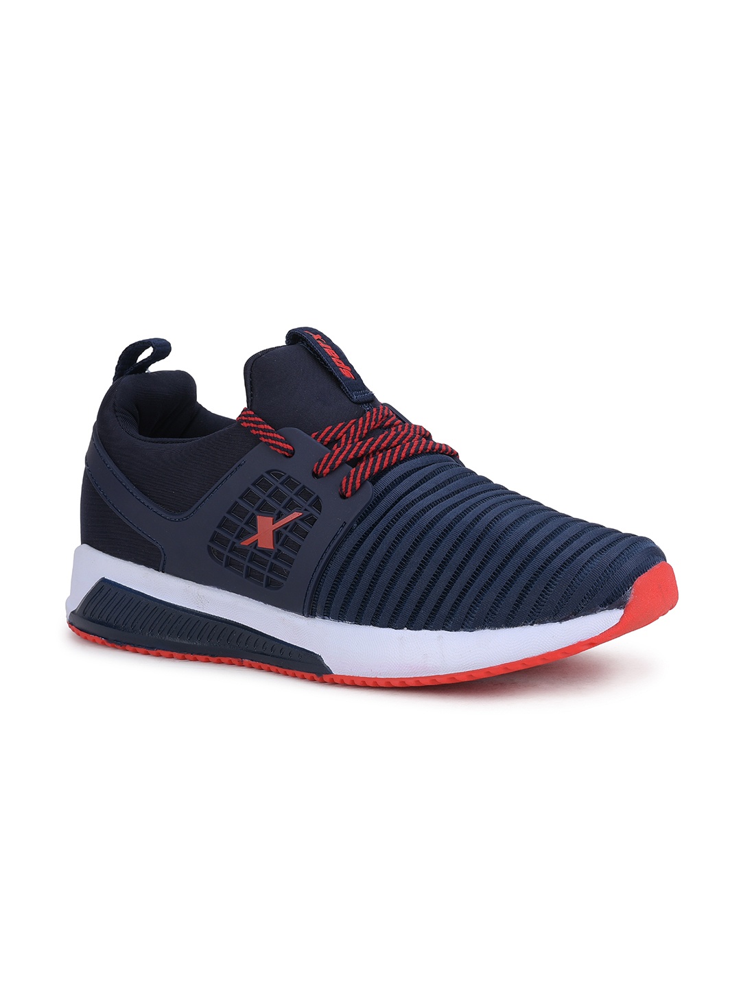 

Sparx Men Mesh Running Non-Marking Shoes, Navy blue