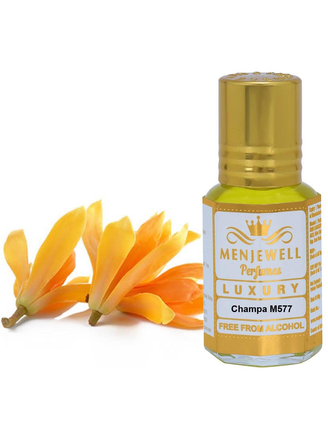 

Menjewell Luxury Champa Flower Floral Attar - 6ml, Yellow