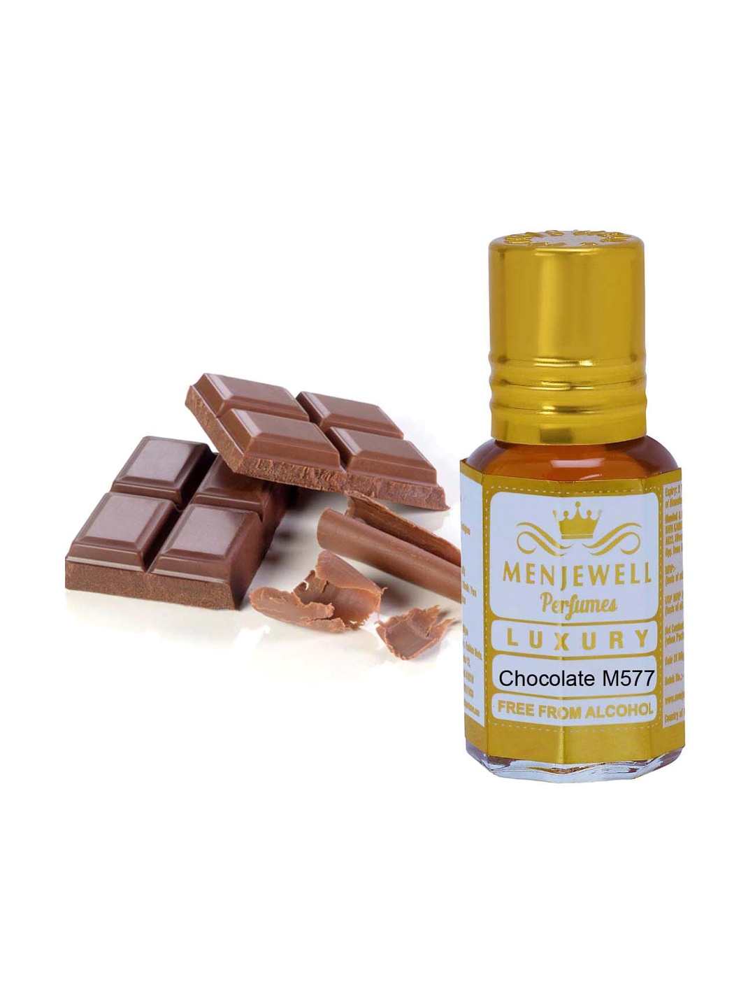 

Menjewell Luxury Chocolate Musk Floral Attar 6 ml, Yellow