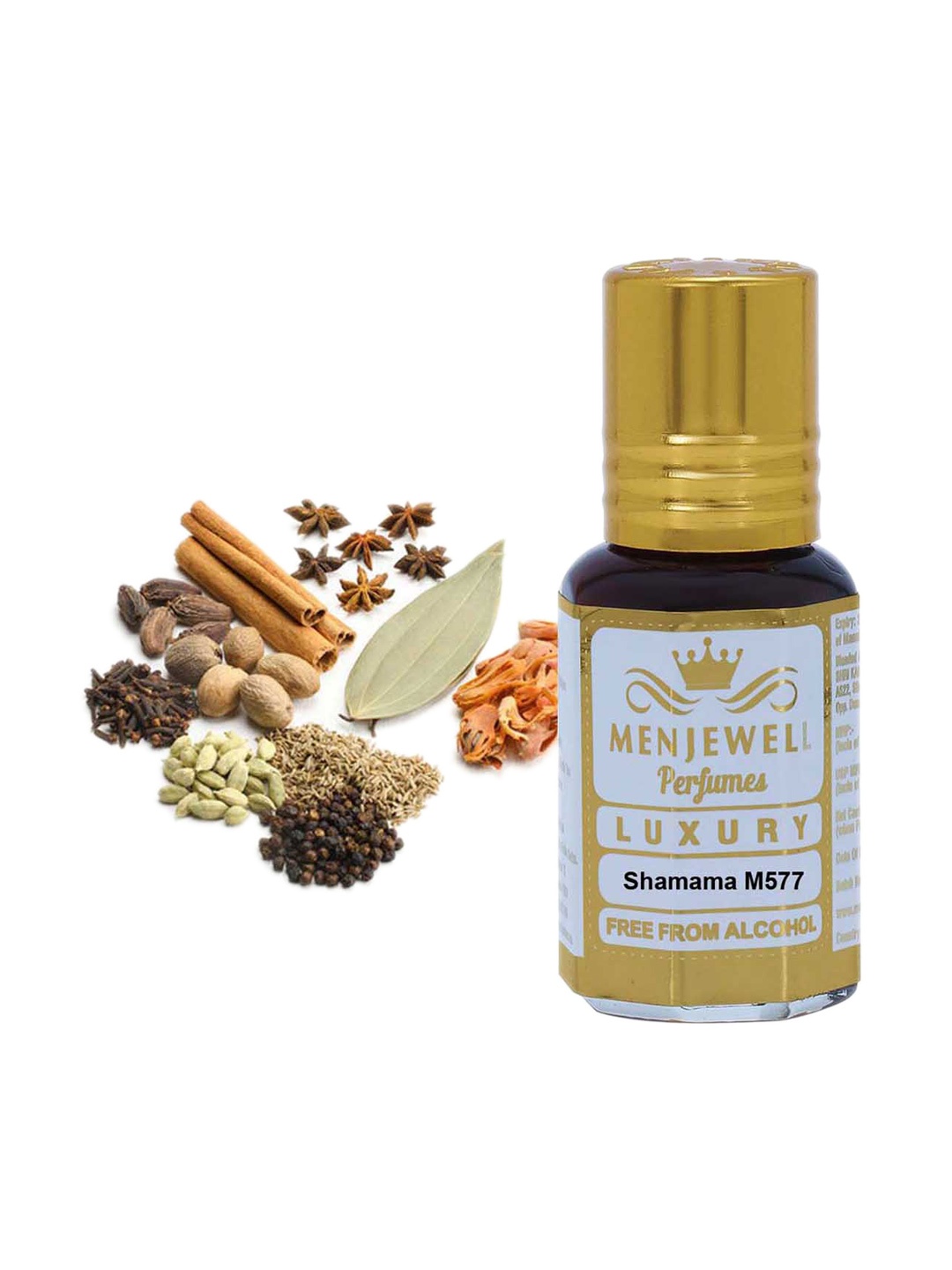 

Menjewell Shamama Spicy Attar 6ml, Yellow