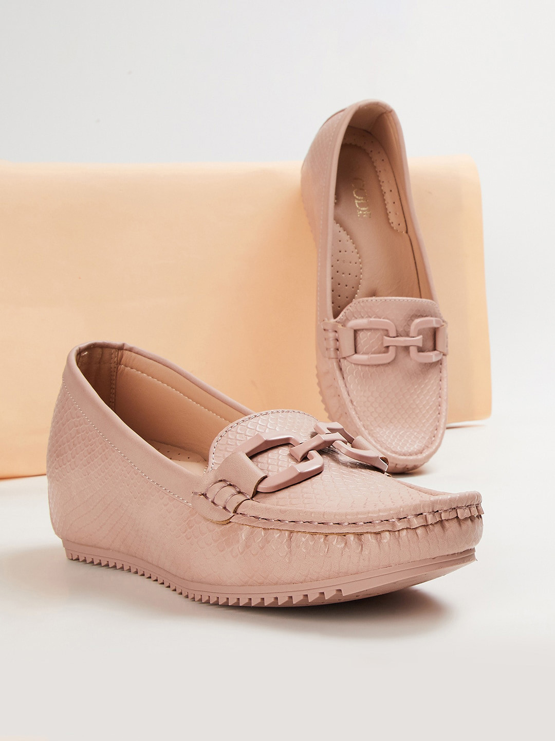 

CODE by Lifestyle Textured Comfort Heels Pumps, Pink