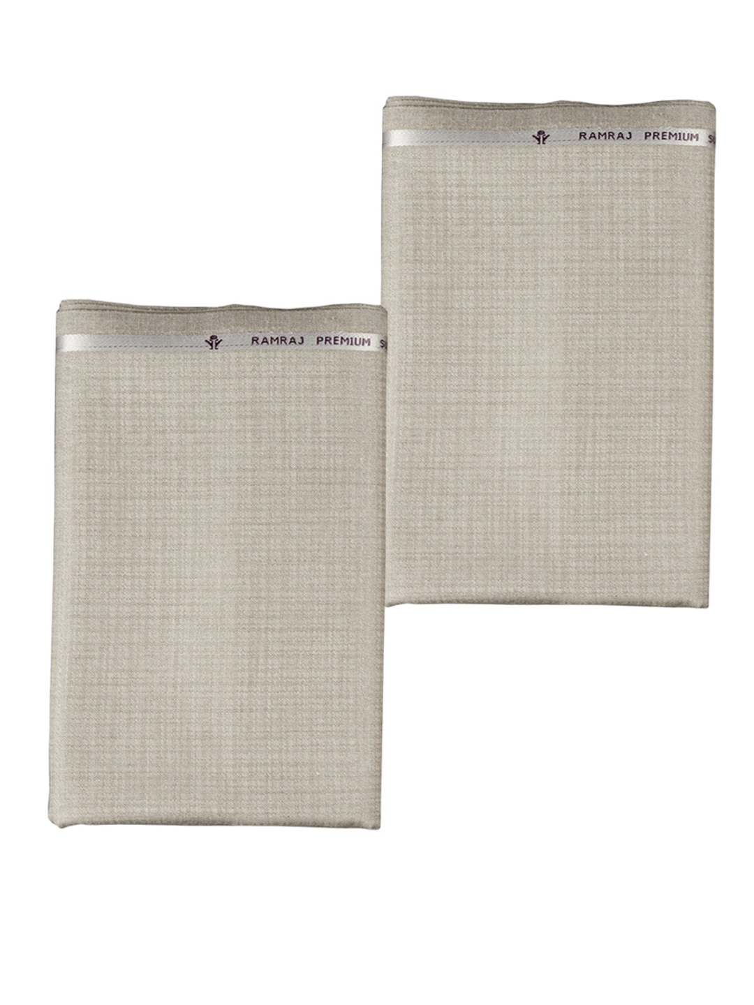 

Ramraj Men Pack of 2 Trouser Clothing Fabric, Cream