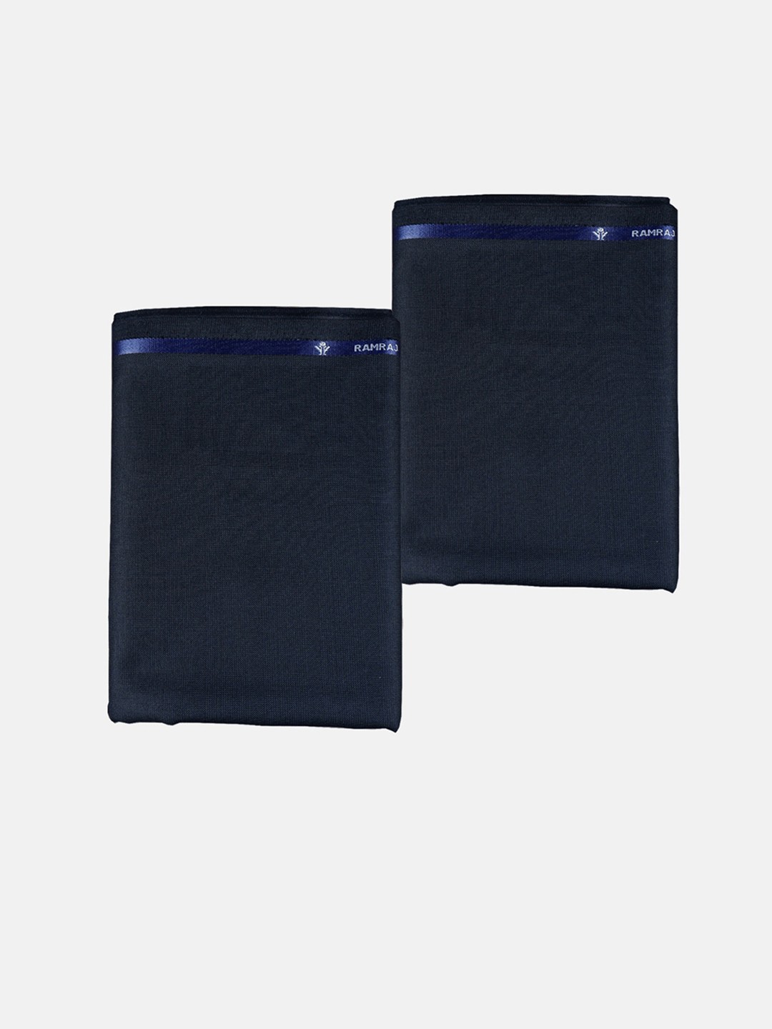 

Ramraj Men Pack Of 2 Trouser Unstitched Clothing Fabric, Navy blue