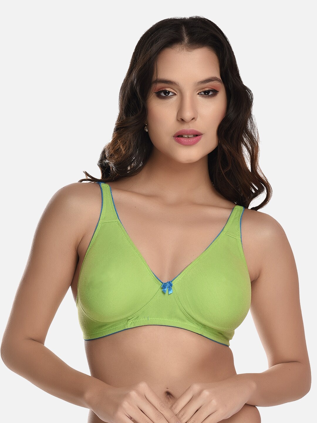 

StyFun Seamless Non-Padded Rapid-Dry Everyday Bra, Green