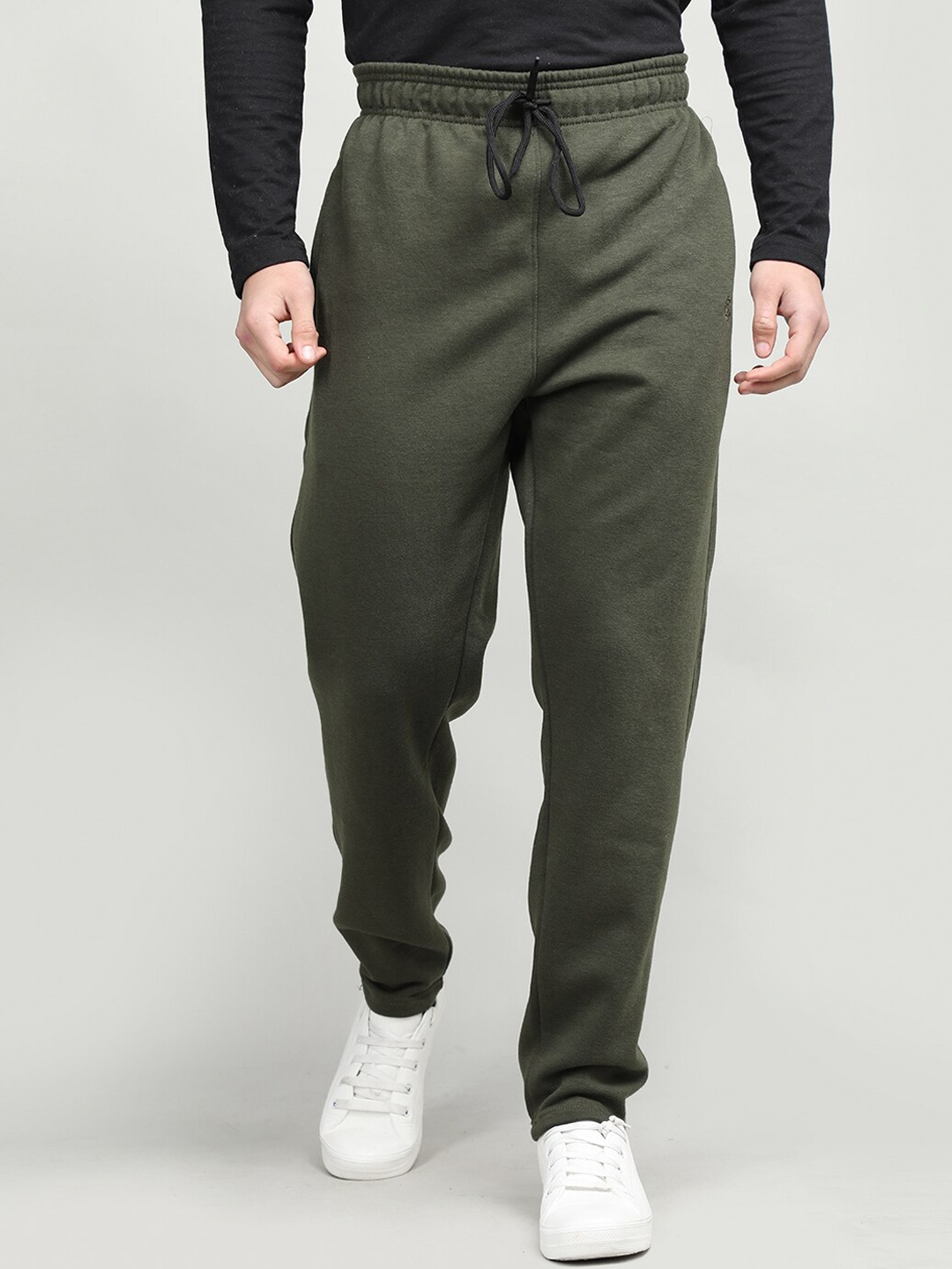 

CHKOKKO Men Running Track Pants, Olive