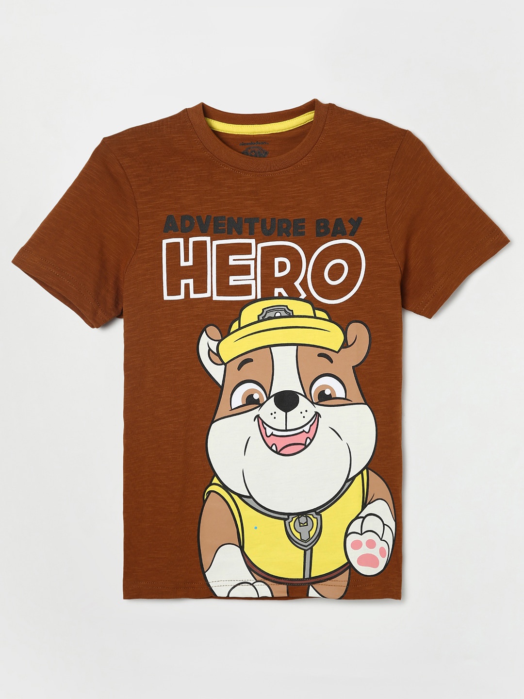 

Fame Forever by Lifestyle Boys Paw Patrol Printed Pure Cotton T-shirt, Brown