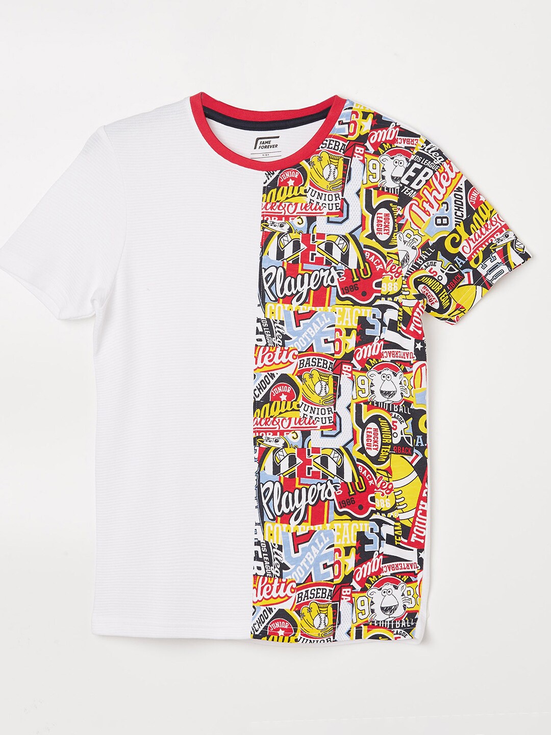 

Fame Forever by Lifestyle Boys Typography Printed Pure Cotton T-shirt, White