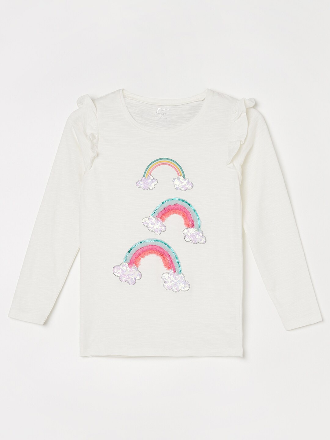 

Fame Forever by Lifestyle Girls Embellished T-shirt, White
