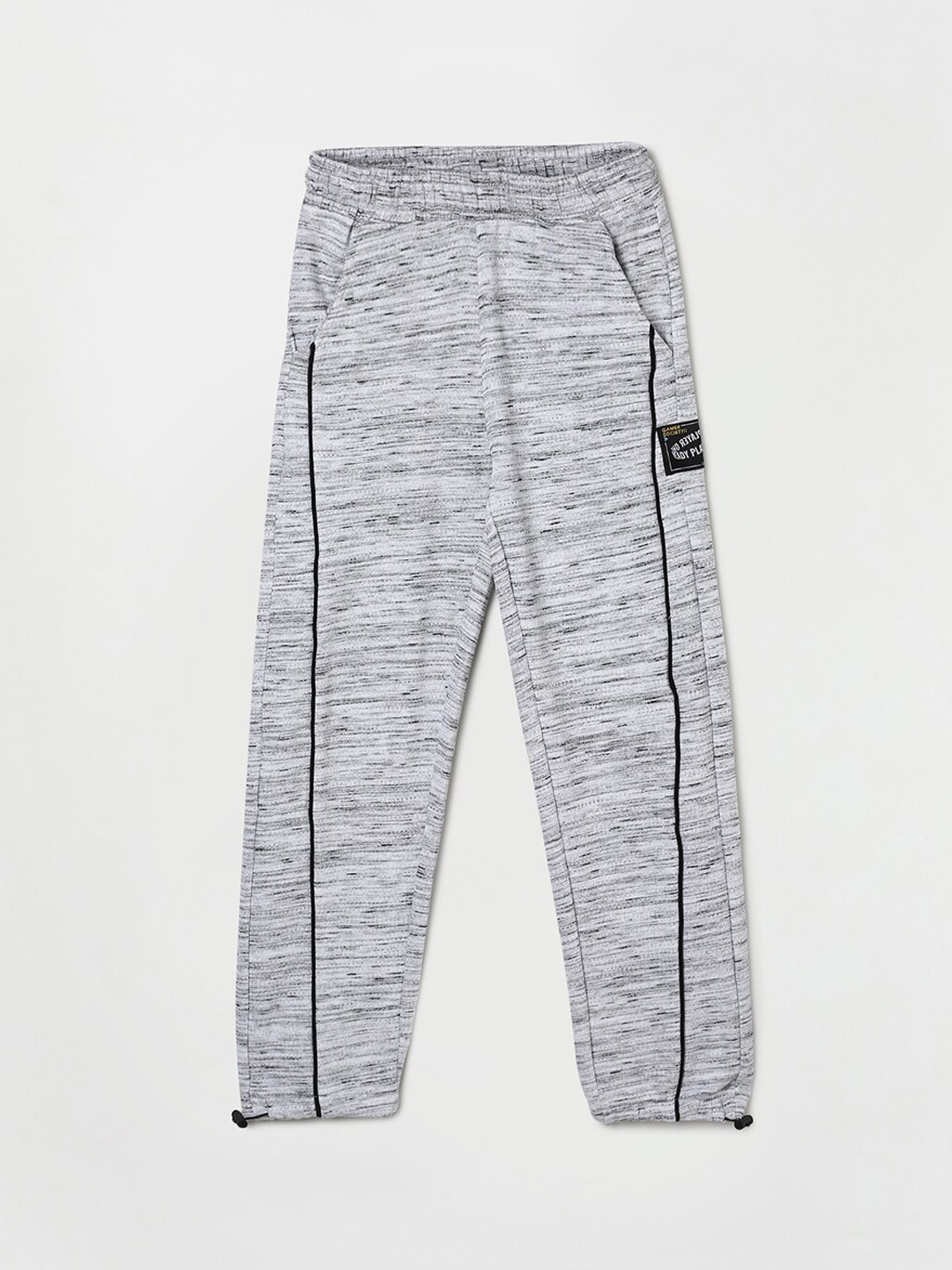 

Fame Forever by Lifestyle Boys Cotton Track Pant, Grey melange