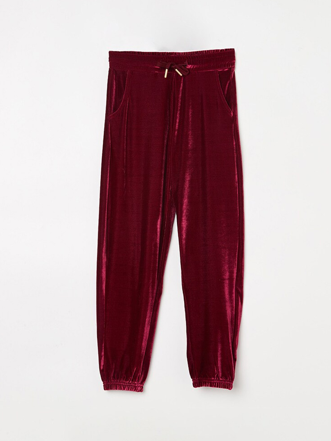 

Fame Forever by Lifestyle Girls Regular Fit Joggers, Maroon