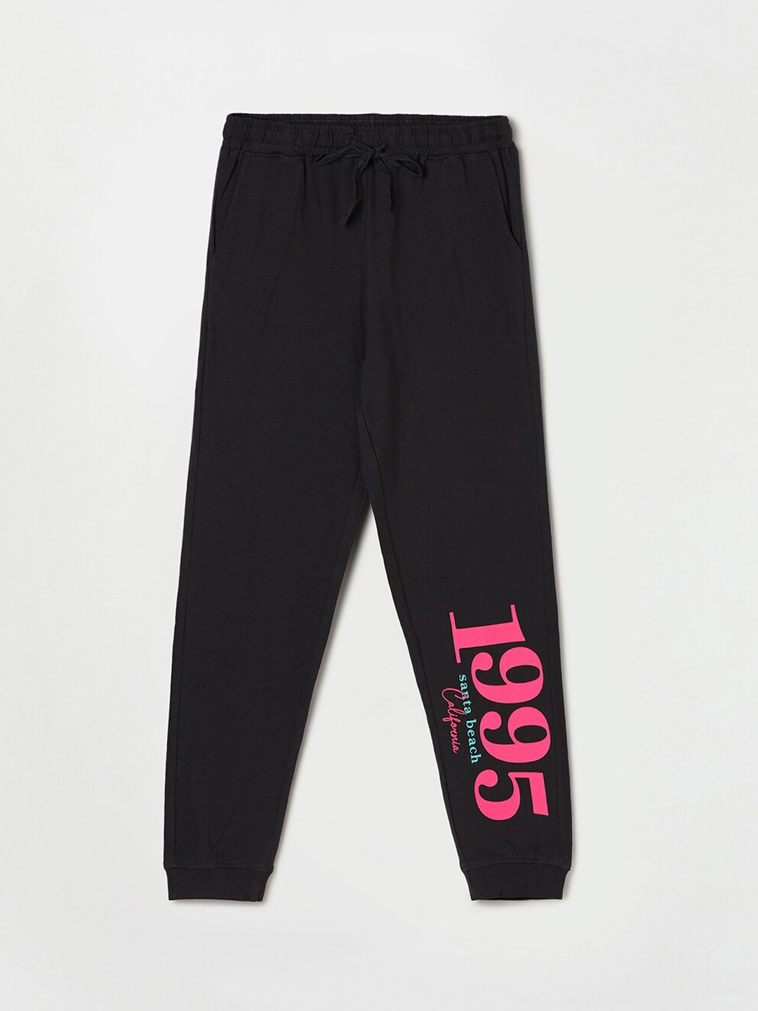 

Fame Forever by Lifestyle Girls Pure Cotton Jogger, Black
