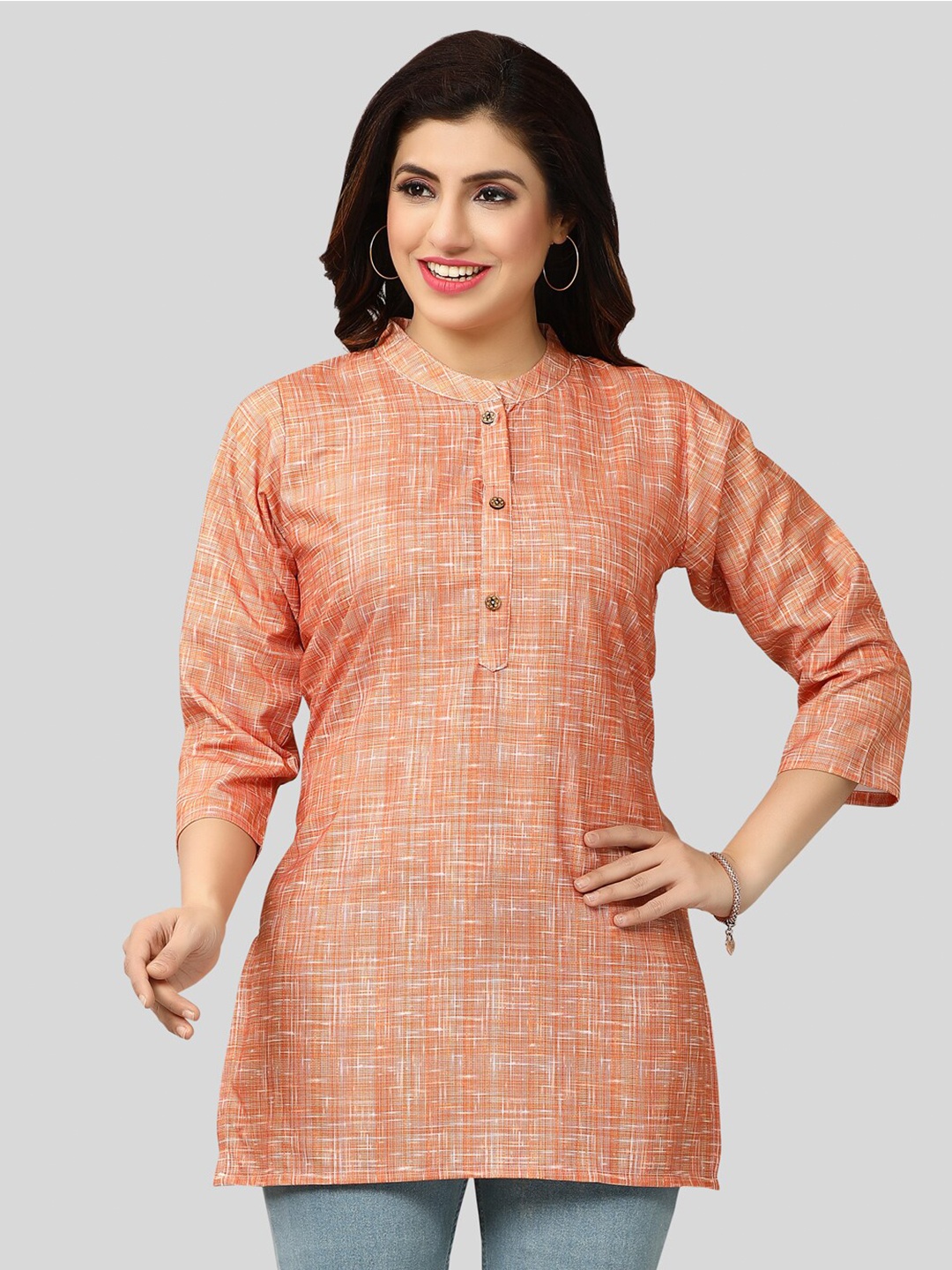 

Saree Swarg Printed Kurti, Orange