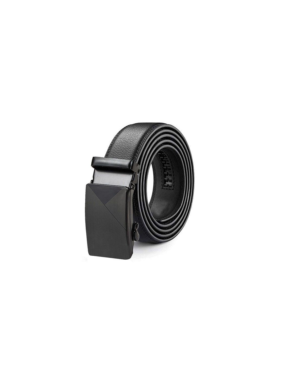 

HENEDA Men Textured Formal Belt, Black