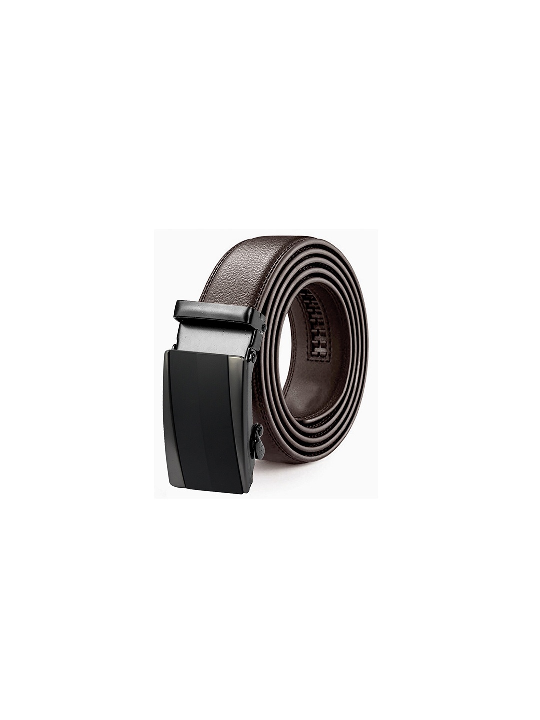 

HENEDA Men Textured Formal Belt, Brown