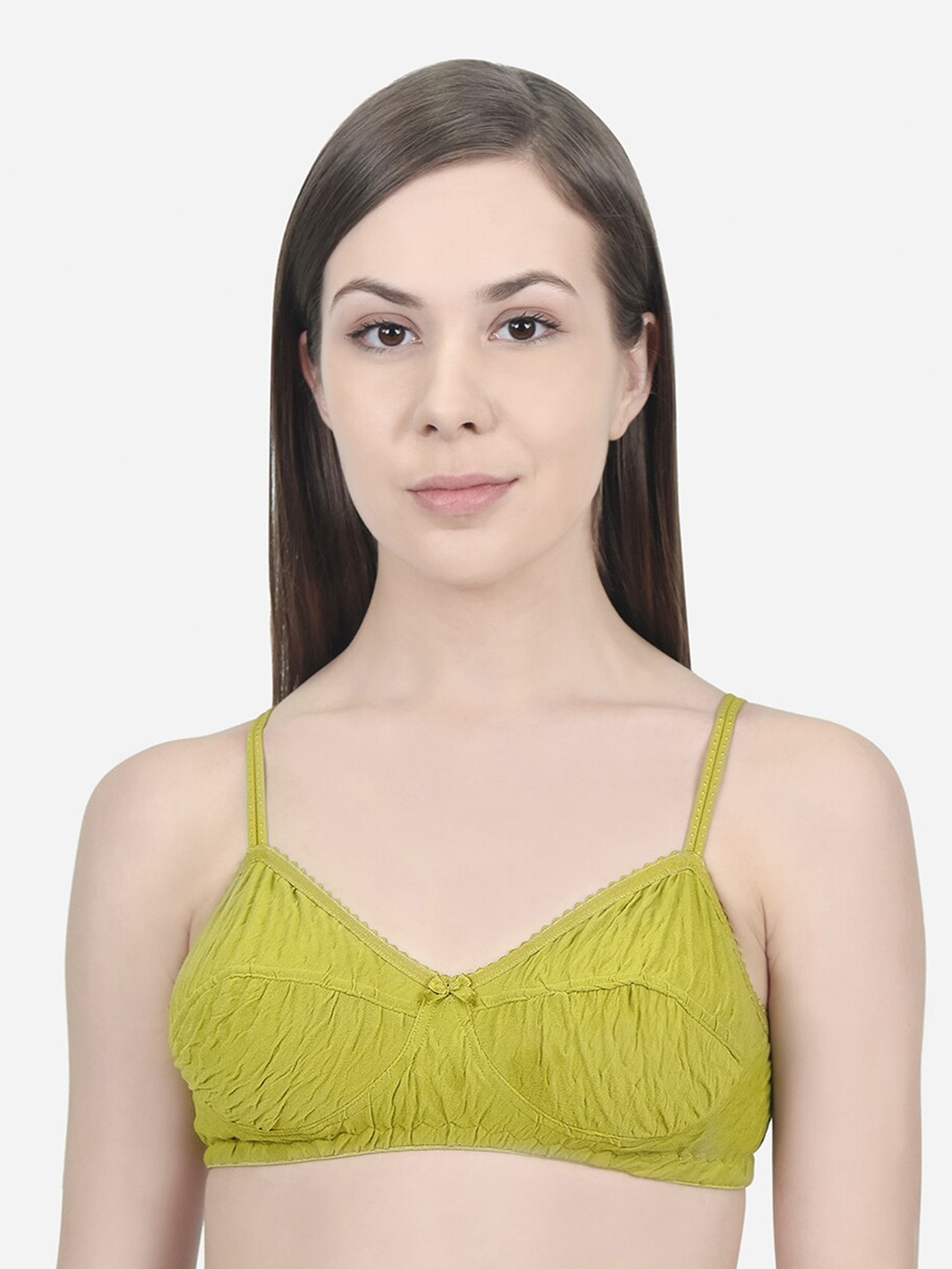 

Innocence Pack of 3 Non-Padded Non-Wired Bra, Green