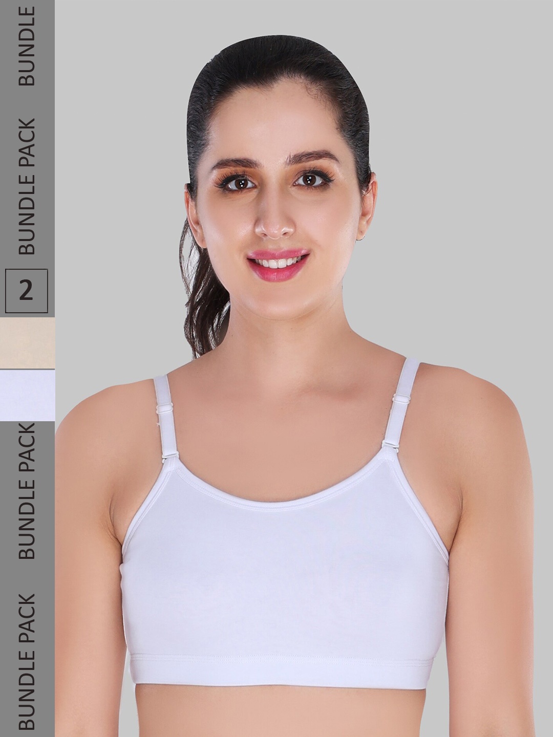 

Innocence Pack Of 2 Non Padded Everyday Bra, Beige