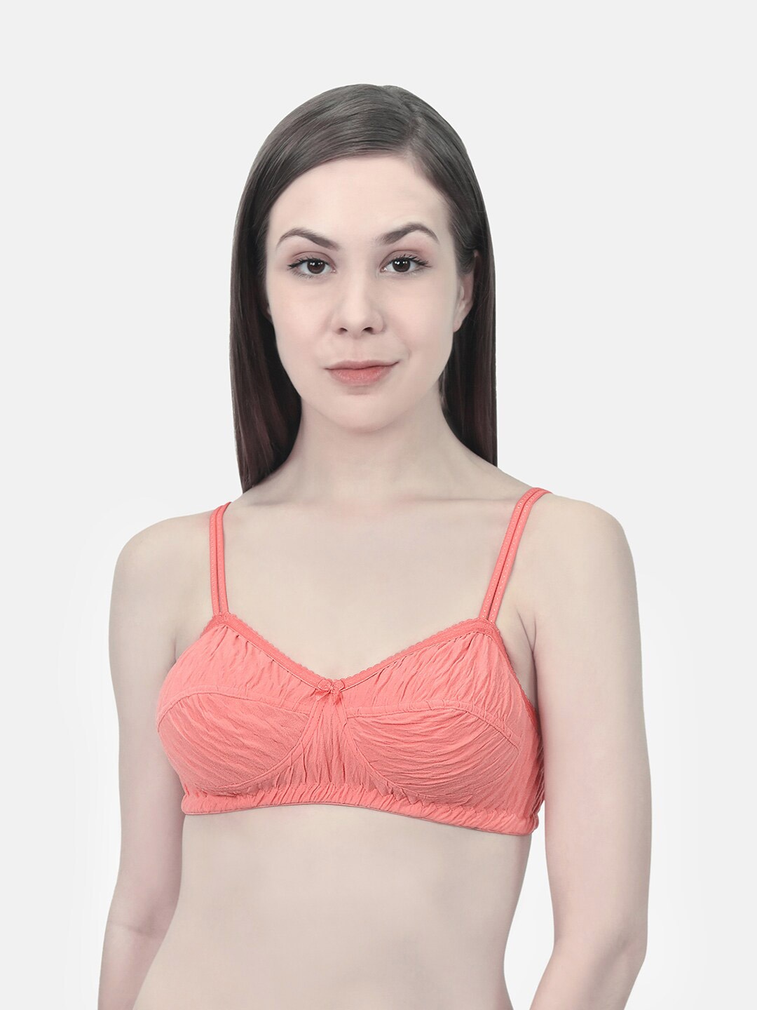 

Innocence Non Padded Non Wired Bra, Coral