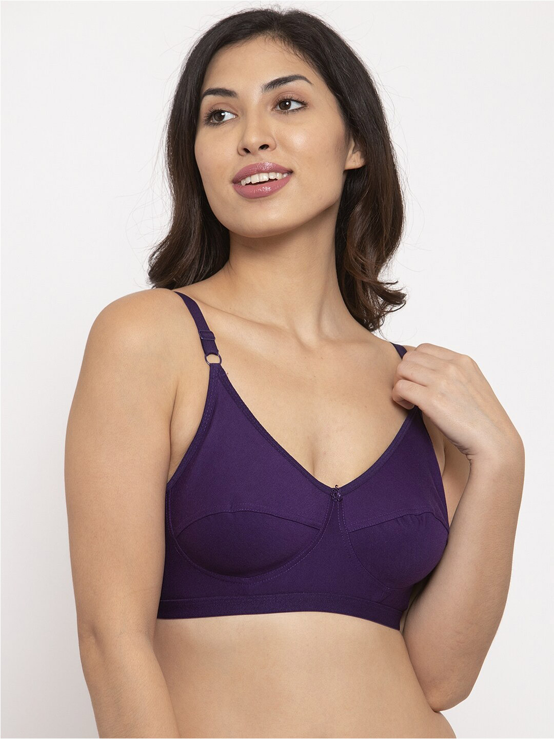 

Innocence Non Padded Non Wired Bra, Purple