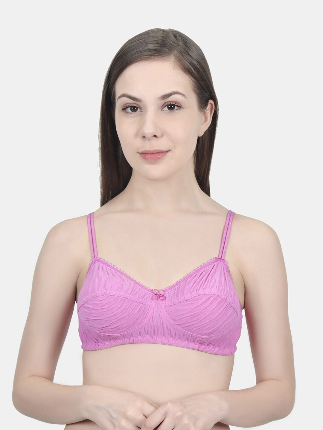 

Innocence Pack of 3 Non Padded Non Wired Bra BBAPLIN90860_28B_4, Pink