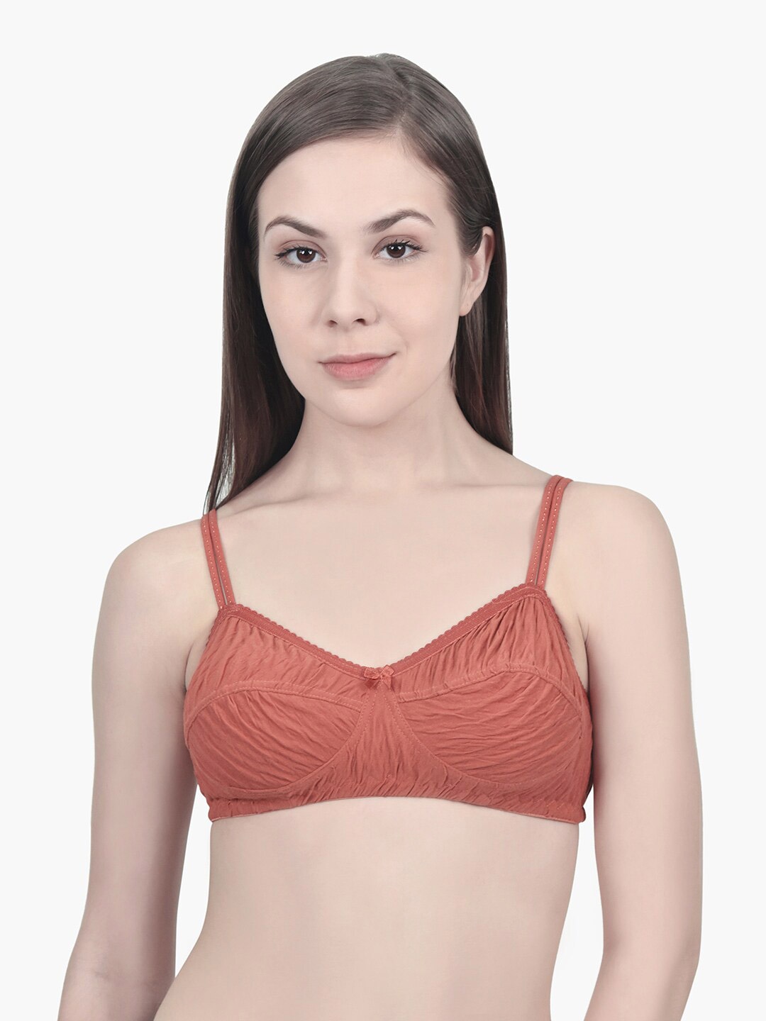 

Innocence Non Padded Non Wired Bra, Rust