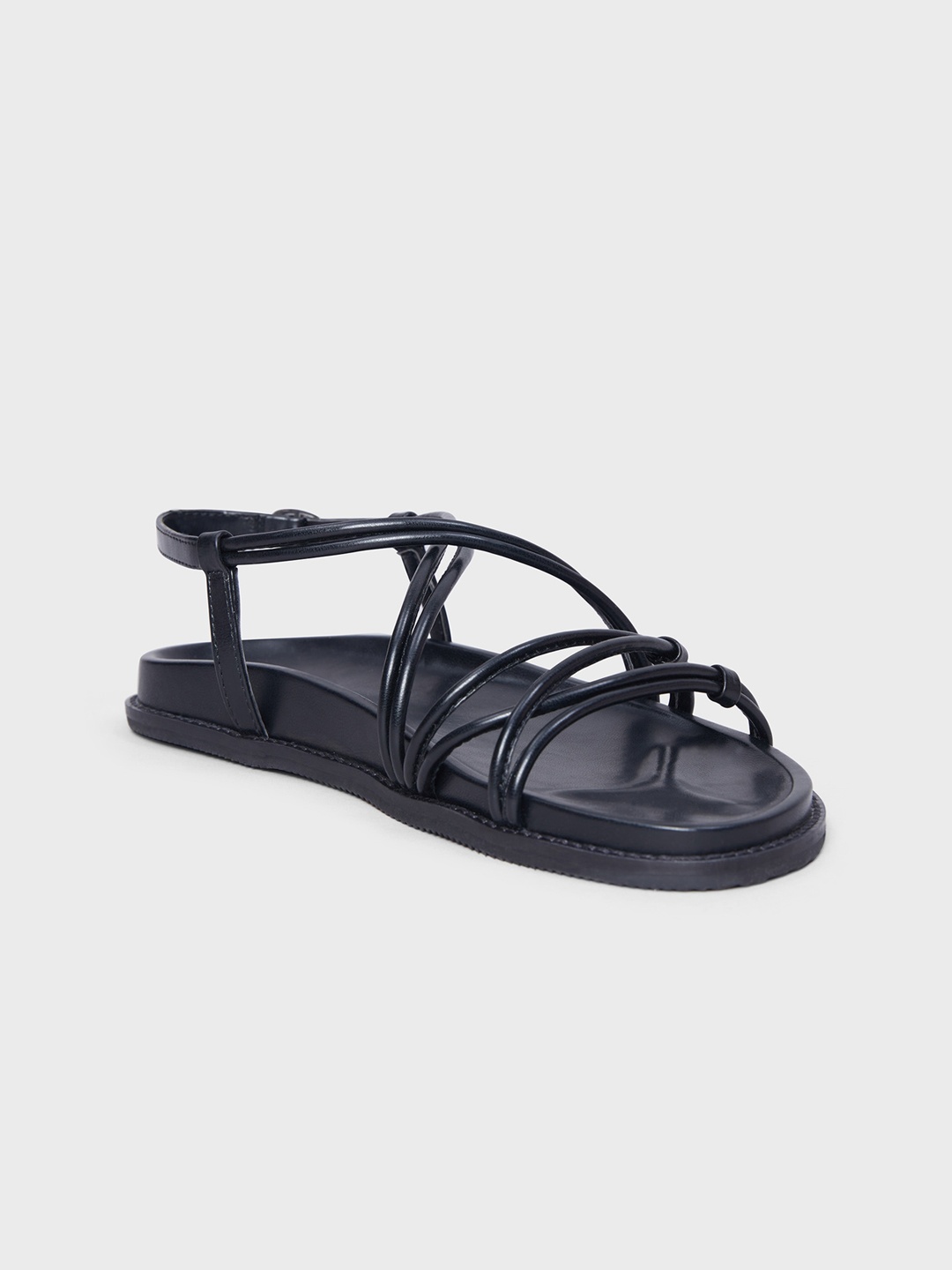 

20Dresses Women Open Toe Flats, Black