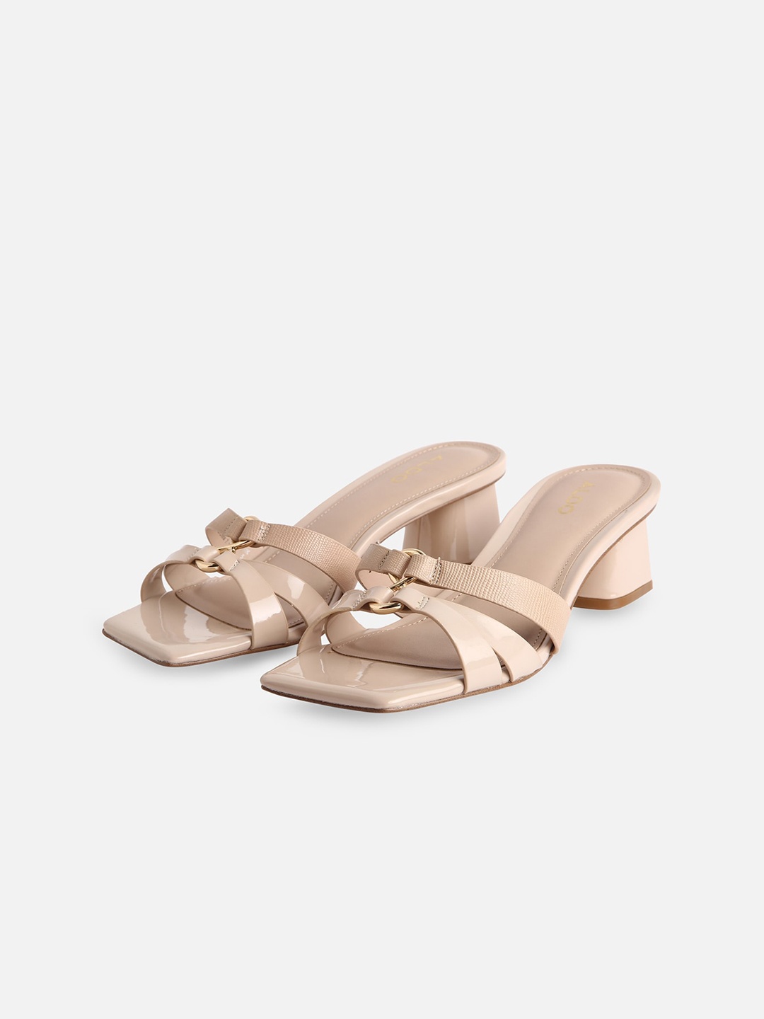 

ALDO Women Open Back Block Heels, Nude