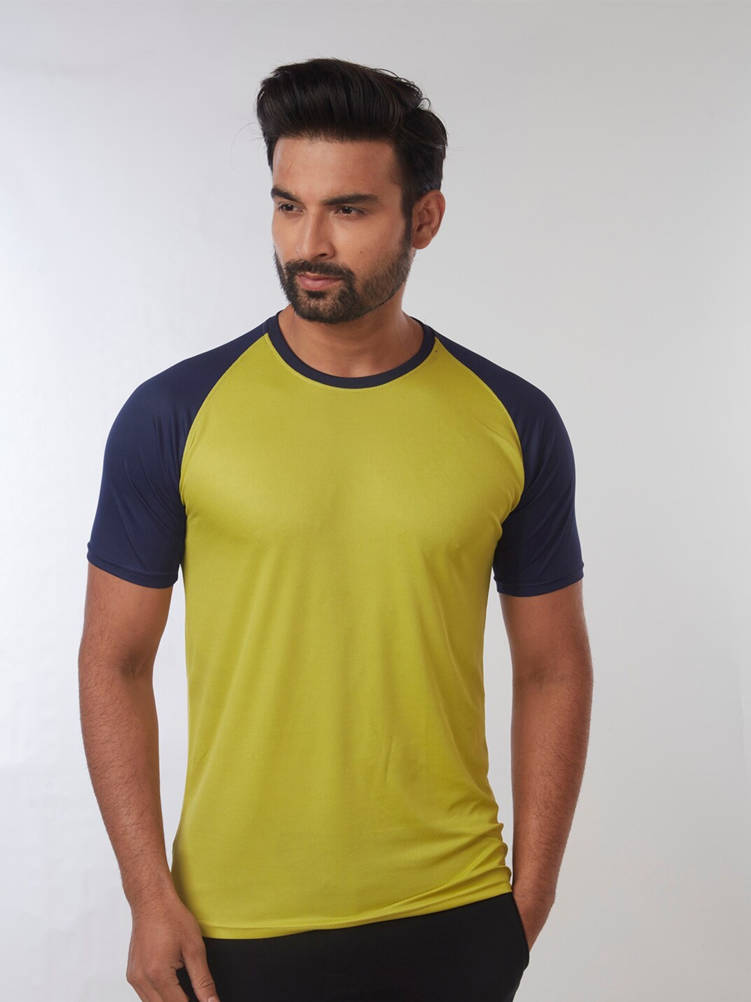 

Blacksmith Men Moisture Wicking Sports T-shirt, Yellow