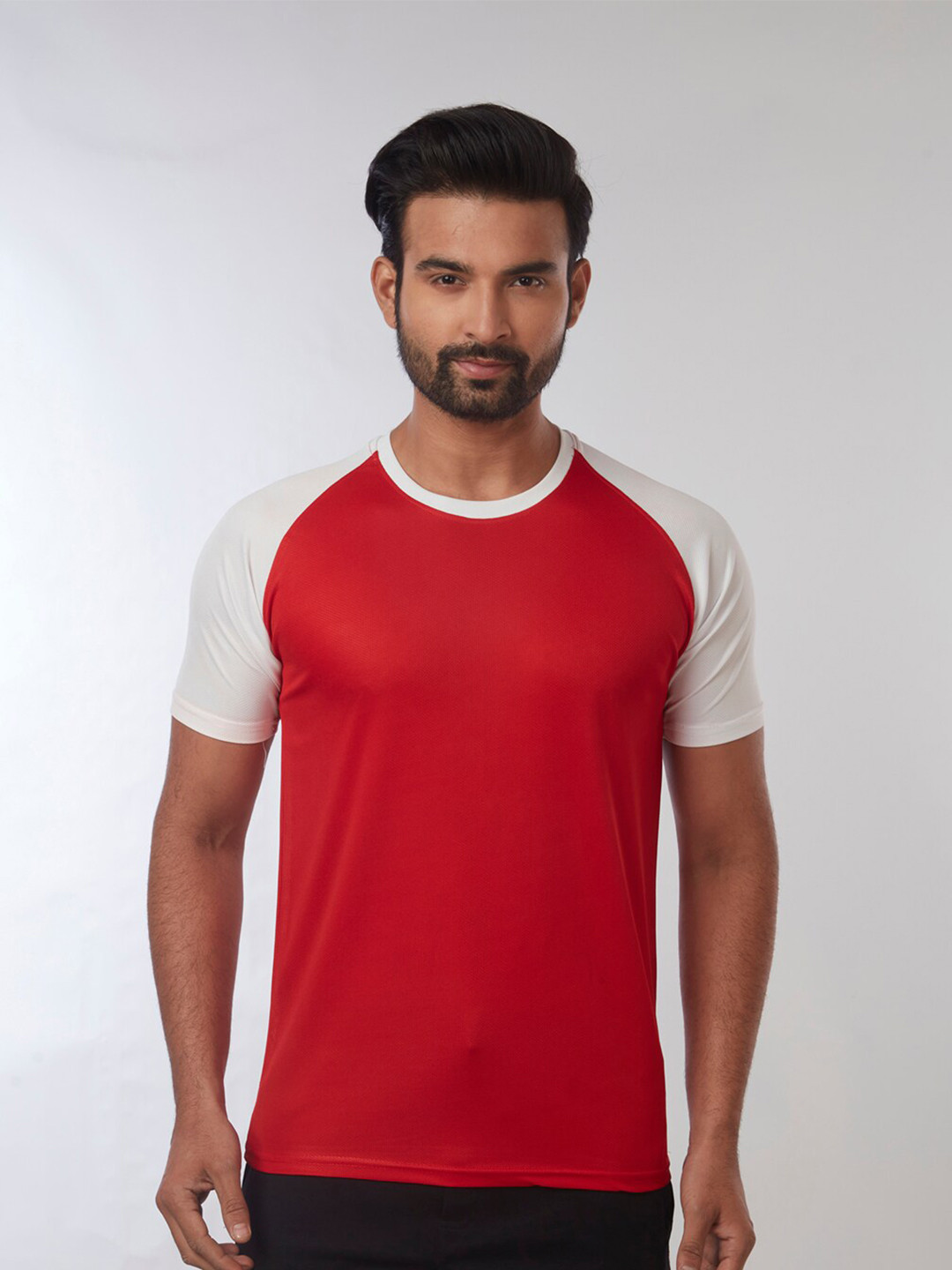 

Blacksmith Men Moisture Wicking Sports T-shirt, Red