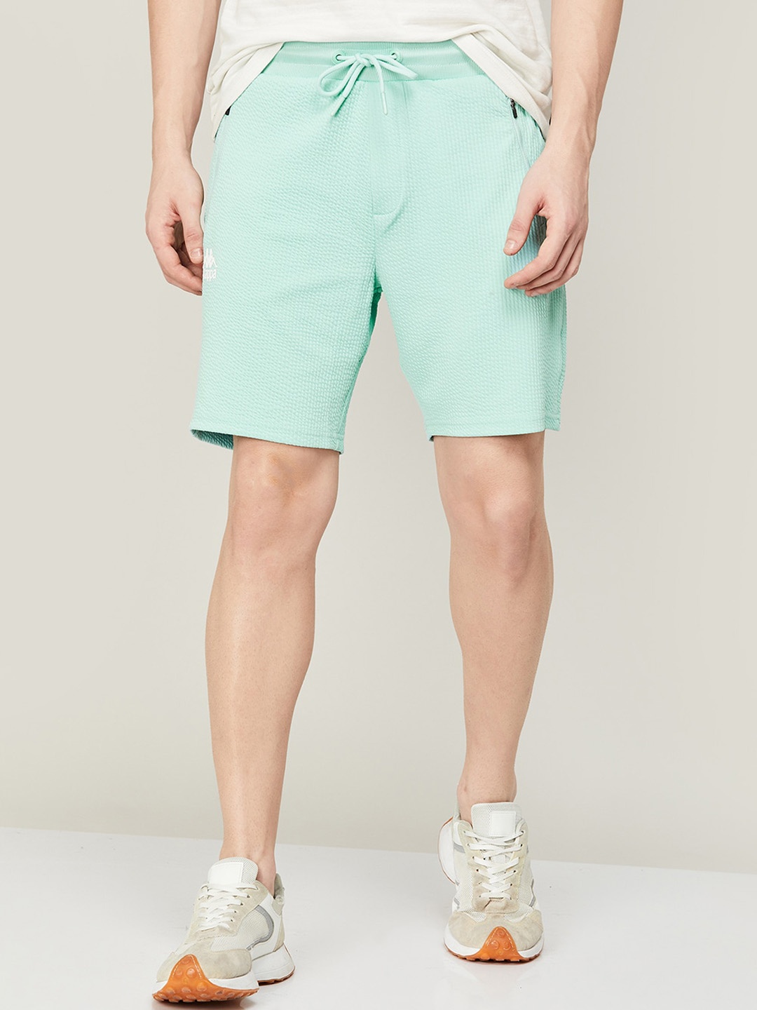

Kappa Men Mid-Rise Regular Fit Shorts, Blue