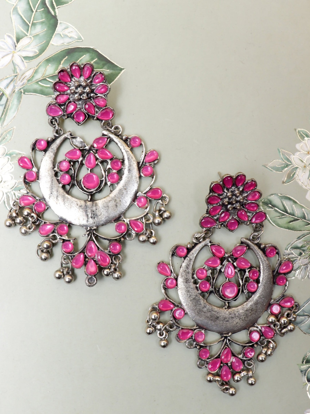 

Krelin Classic Chandbalis Earrings, Silver