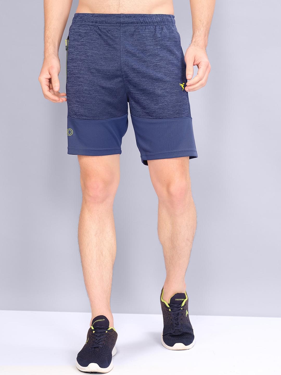

Technosport Men Quick-Dry Antimicrobial Sports Shorts, Navy blue