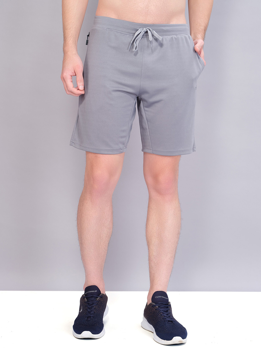 

Technosport Men Quick-Dry Antimicrobial Shorts, Grey