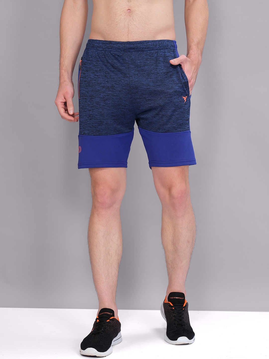 

Technosport Men Regular Fit Quick-Dry Antimicrobial Shorts, Blue