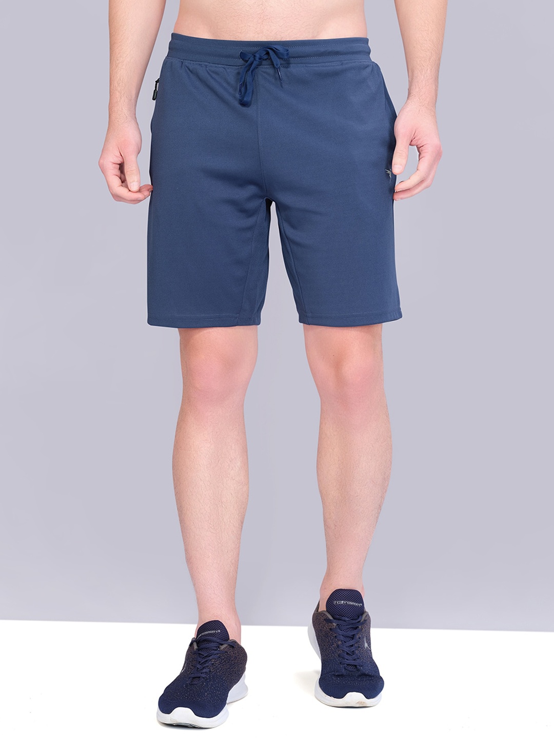 

Technosport Men Regular Fit Quick-Dry Antimicrobial Sports Shorts, Blue