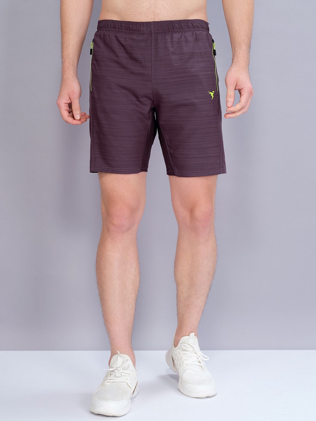 

Technosport Men Regular Fit Quick-Dry Antimicrobial Shorts, Burgundy