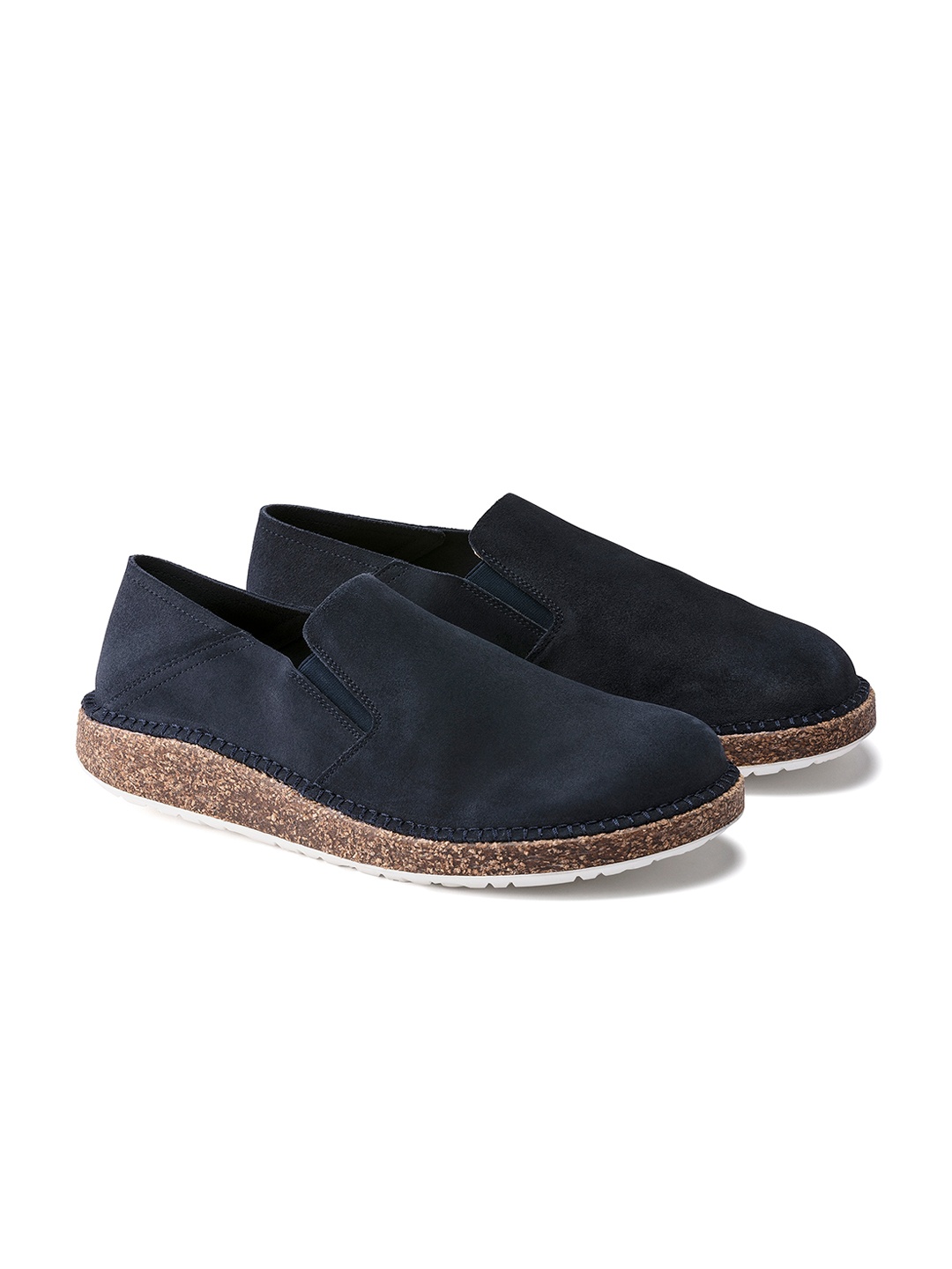 

Birkenstock Callan Navy Narrow Width Suede Leather Low Shoes, Navy blue