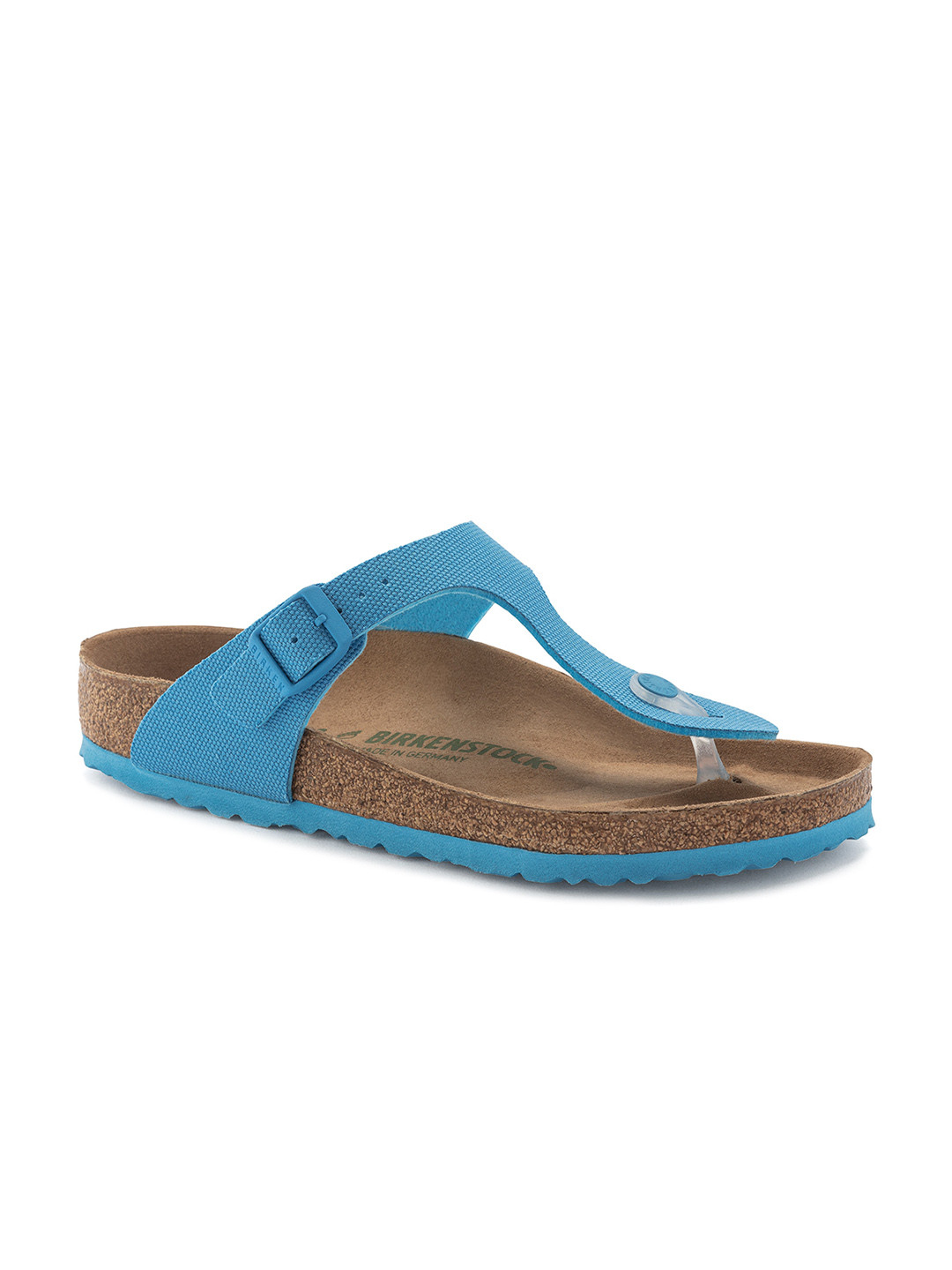 

Birkenstock Women Gizeh Narrow Width T-Strap Flats, Blue