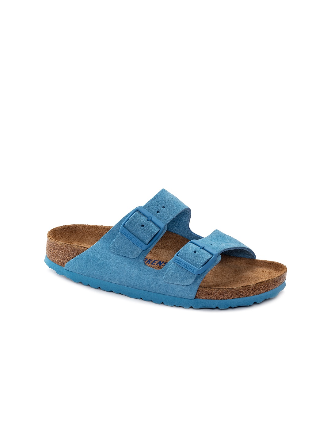 

Birkenstock Women Arizona Narrow Width Open Toe Flats, Blue