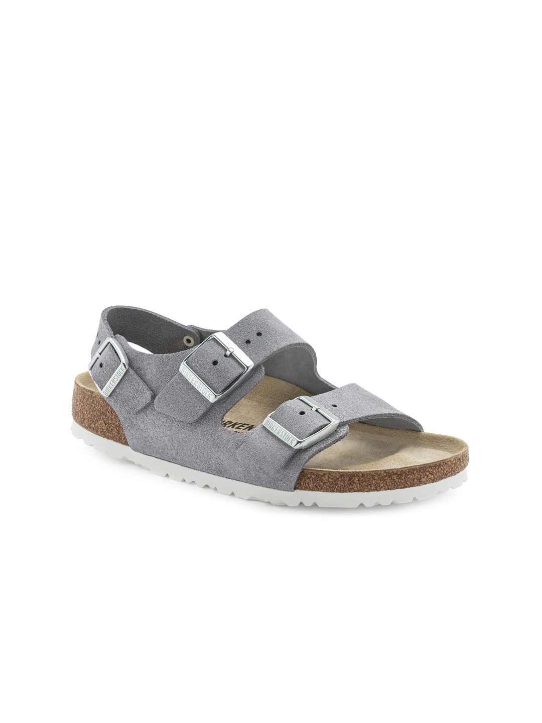 

Birkenstock Women Milano Narrow Width Open Toe Flats, Grey