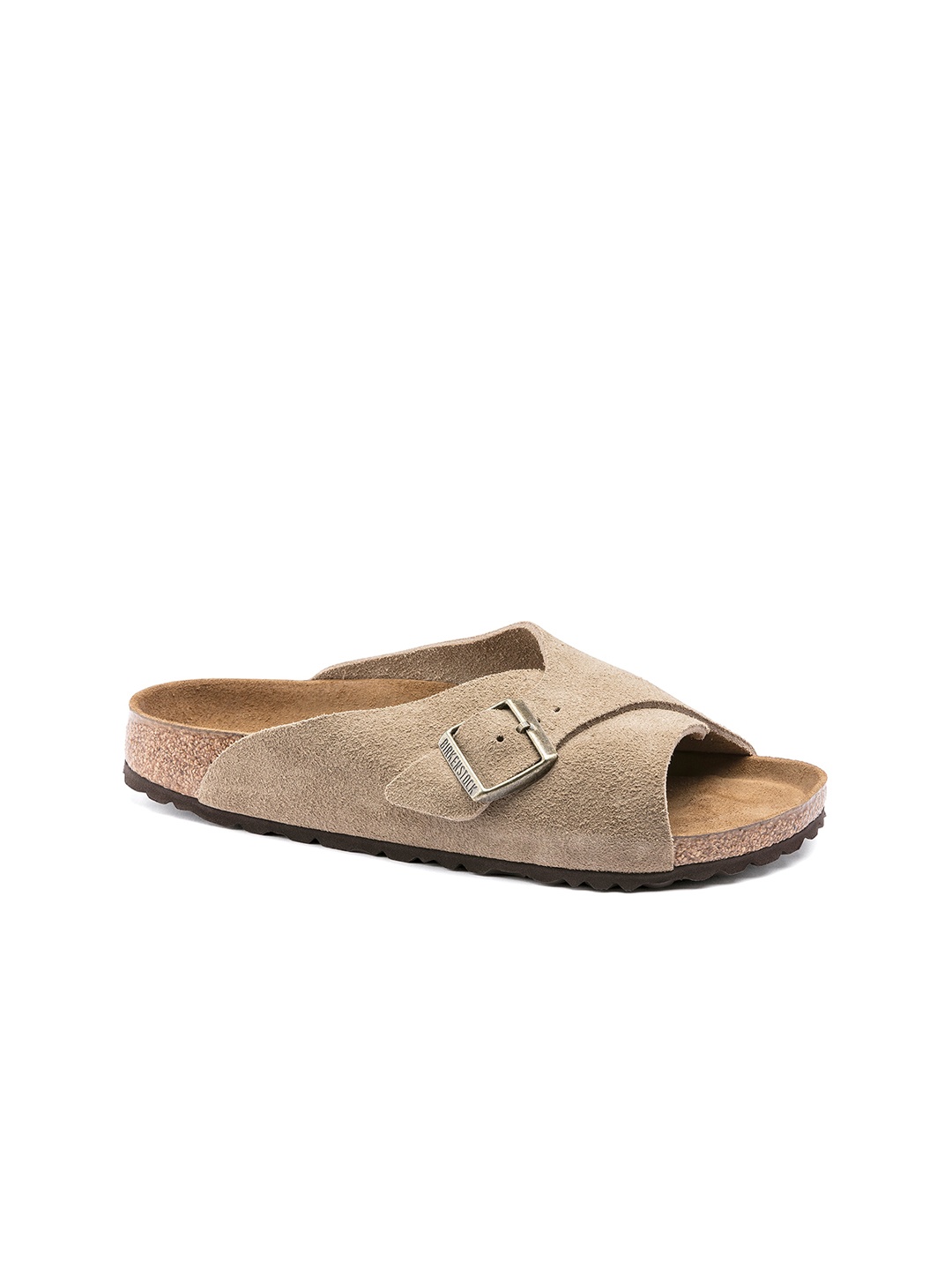 

Birkenstock Women Arosa Soft Footbed Narrow Width Open Toe Flats, Beige