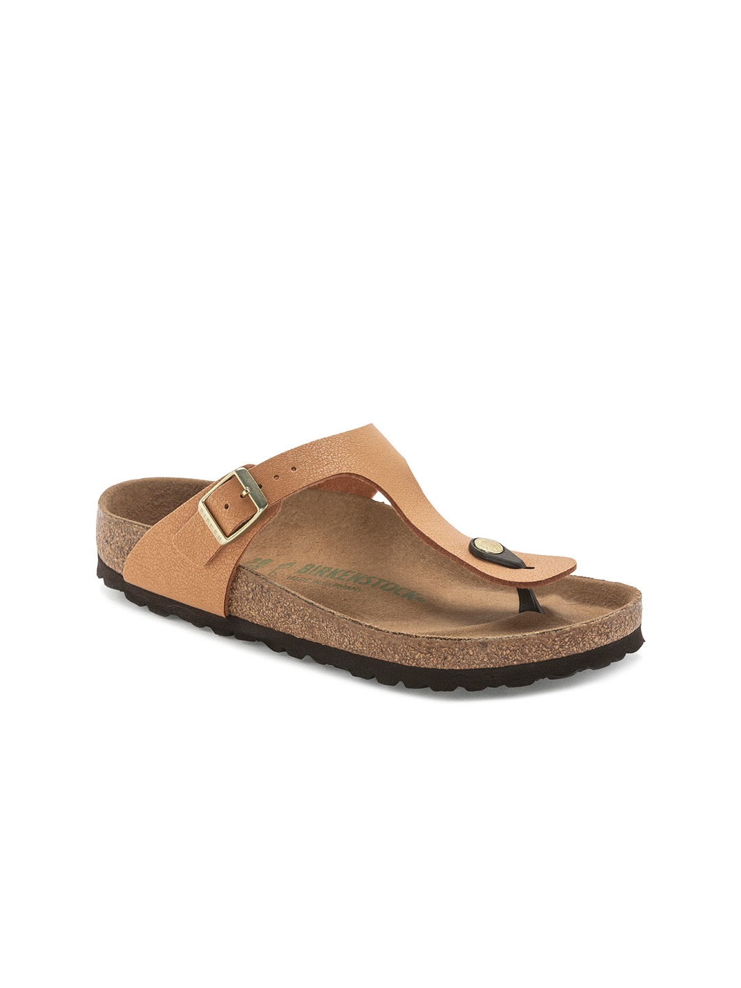 

Birkenstock Gizeh Vegan Pecan Regular Width Birko-Flor Nubuck Thong Sandals, Brown